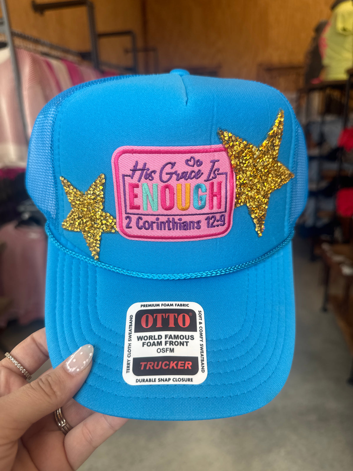 His Grace is Enough Trucker Hat