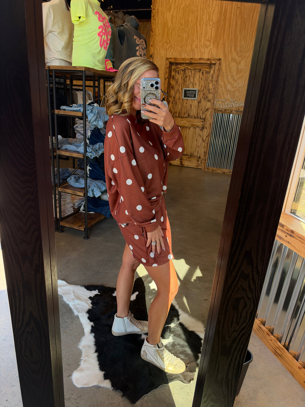 Polka Dot Skort Set