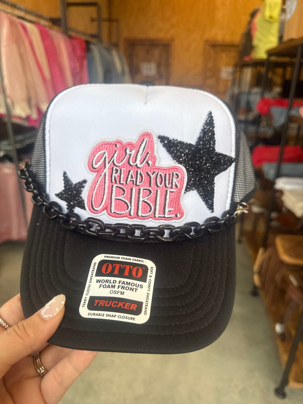 Girl, Read Your Bible Trucker Hat