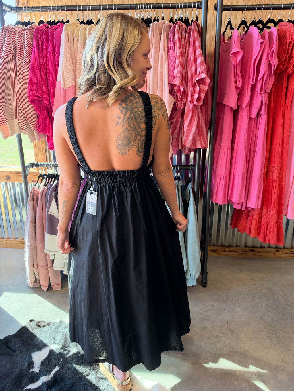 Backless Swing Dress