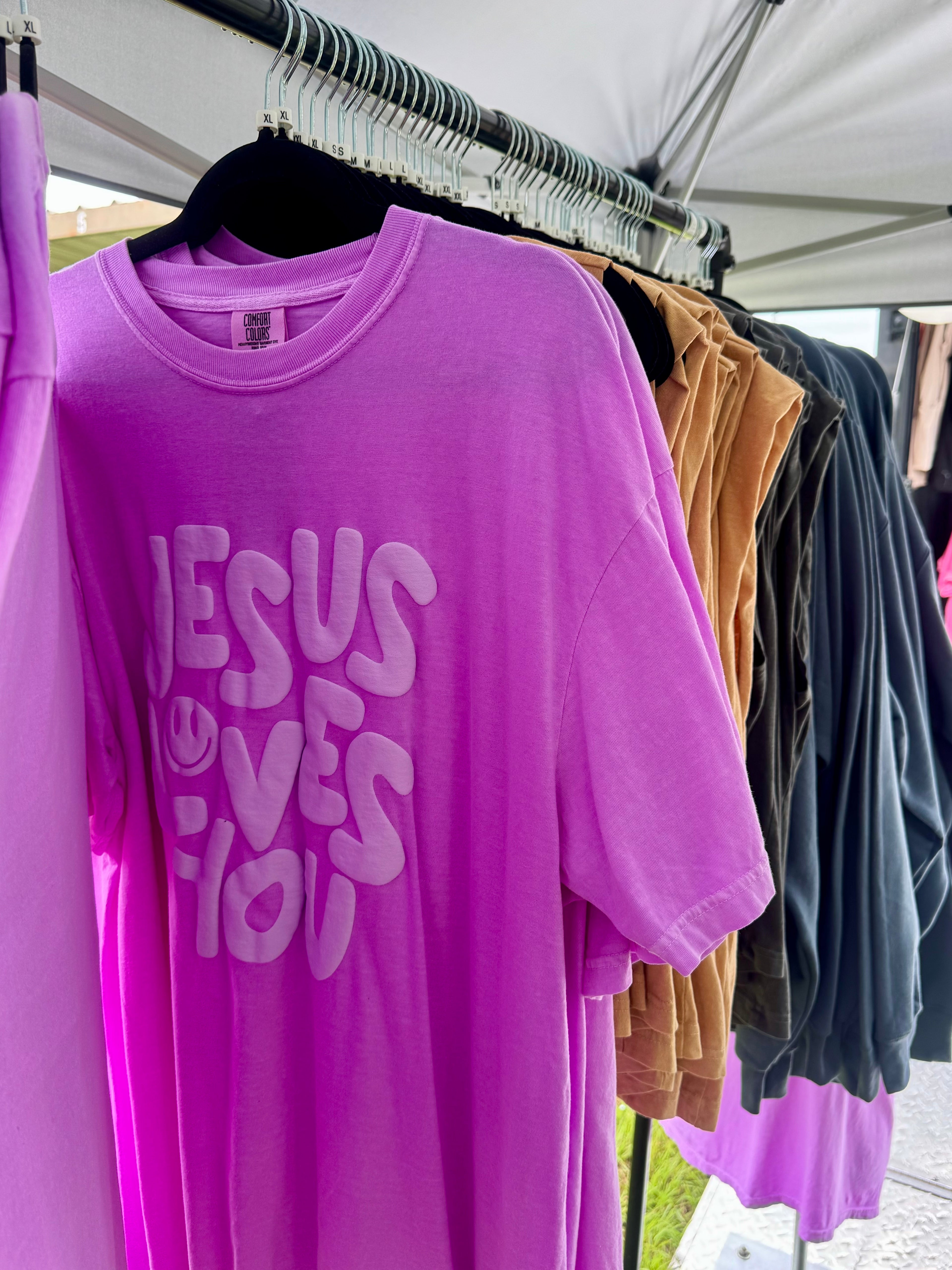 Jesus Loves You Puff Tee - PLUS