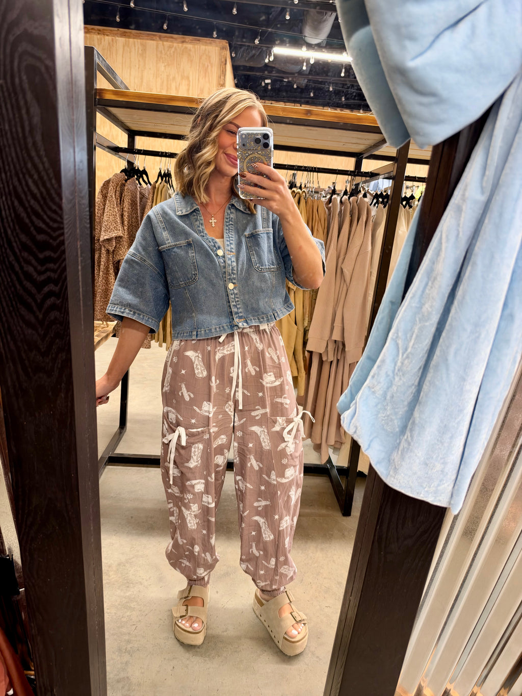 Cowgirl Up Jogger Pants