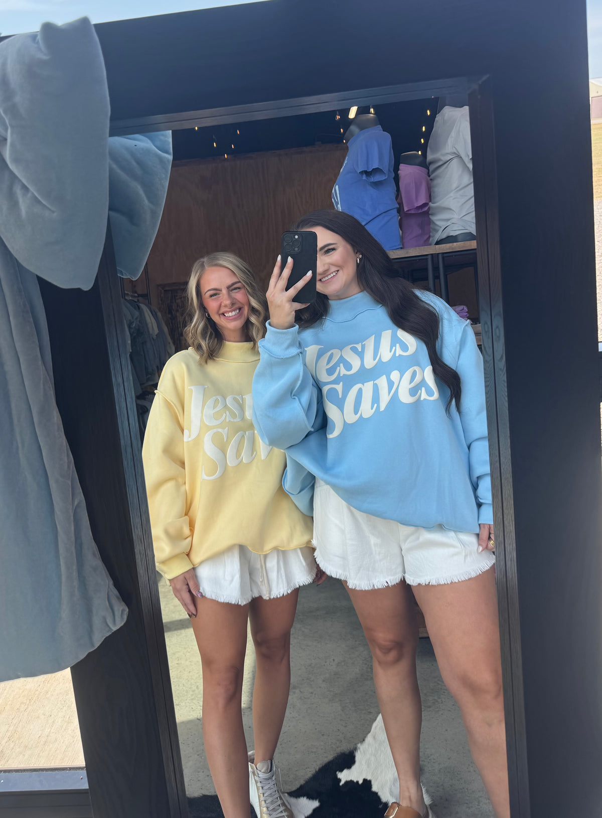 Jesus Saves Mockneck