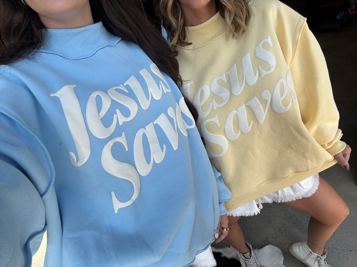 Jesus Saves Mockneck