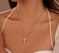 18K Stainless Steel Dainty Cross Necklace