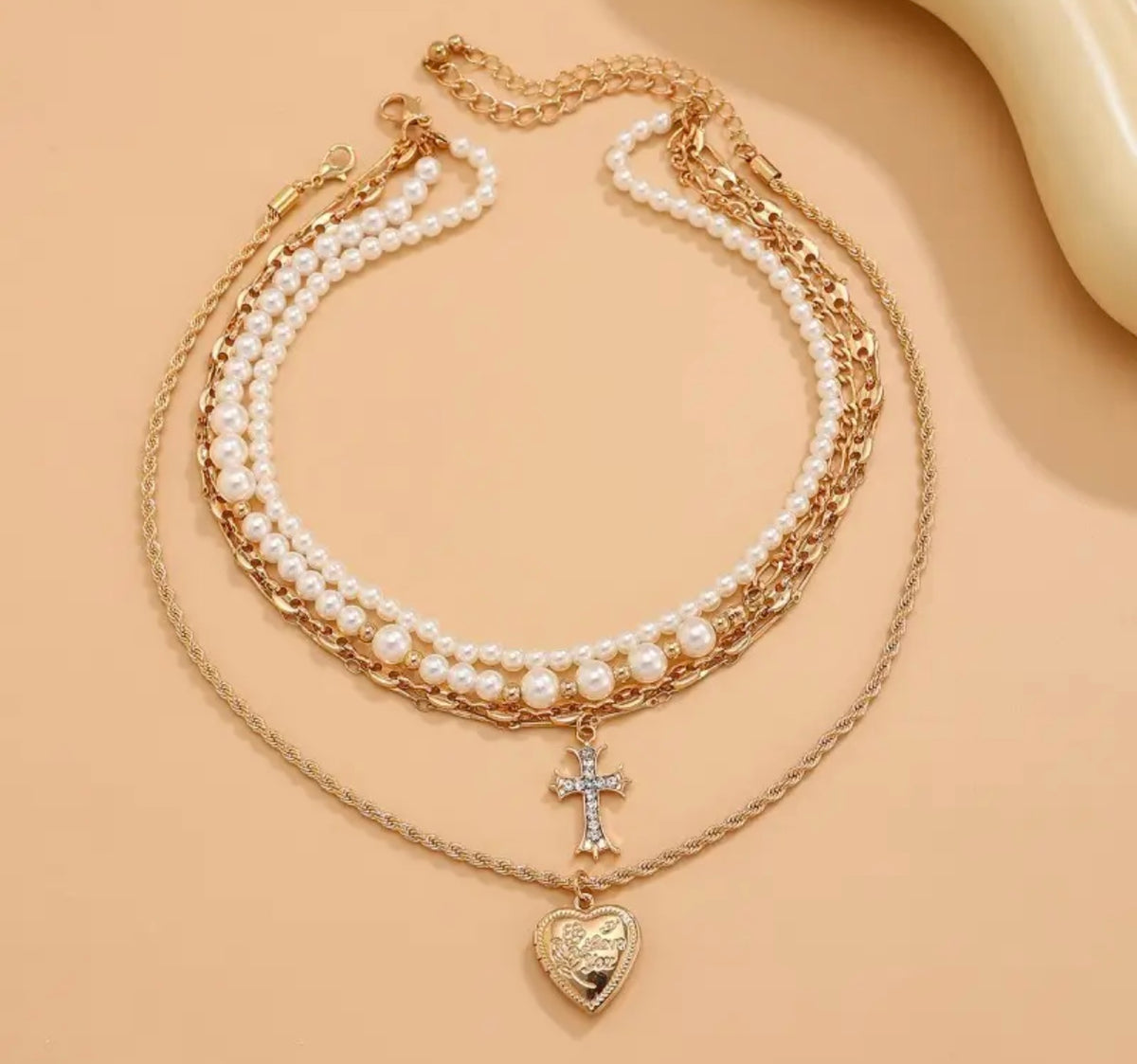 Multilayered Charm Necklace