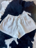 Drawstring Ash Grey Shorts