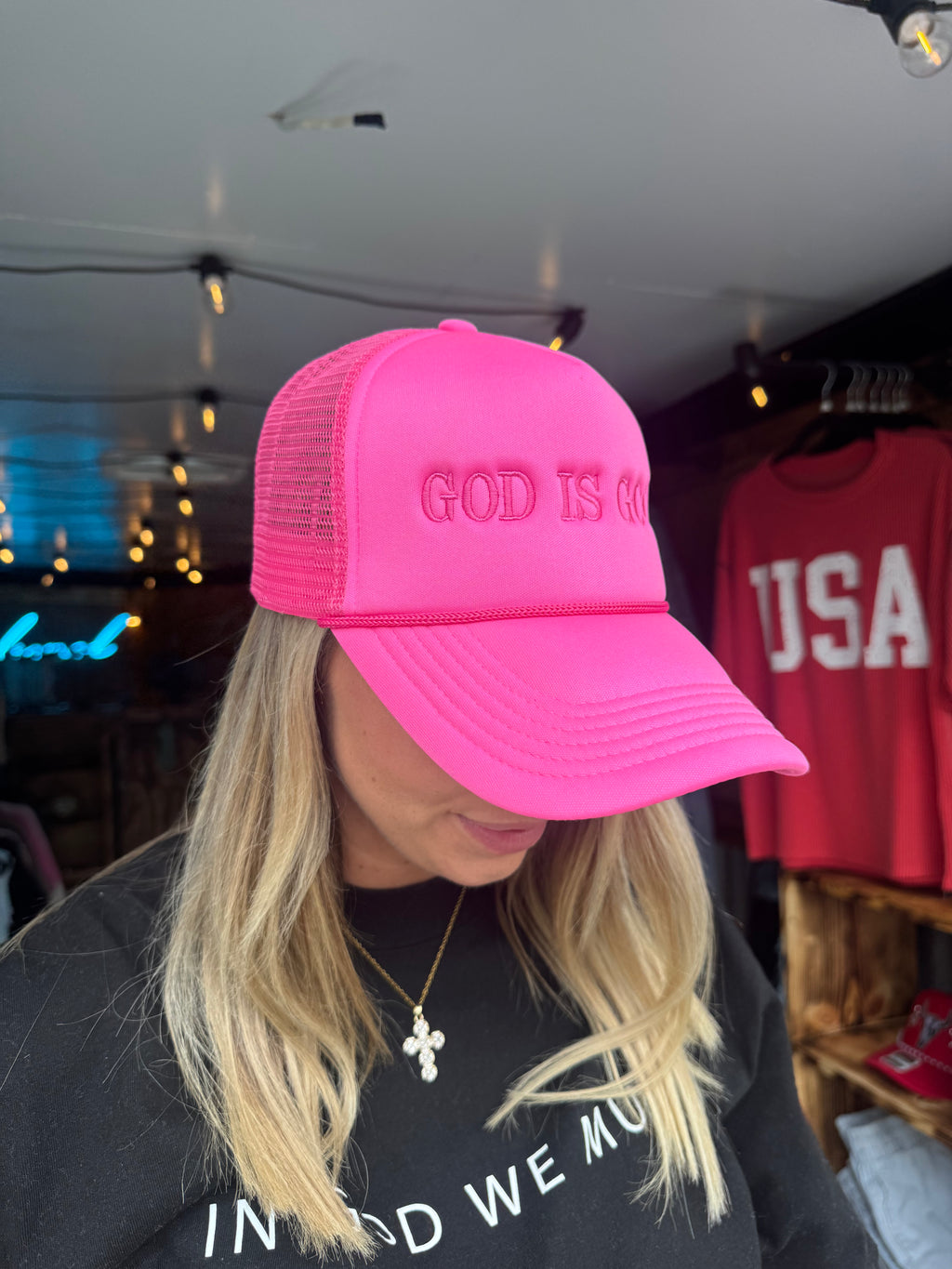 God is Good Trucker Hat