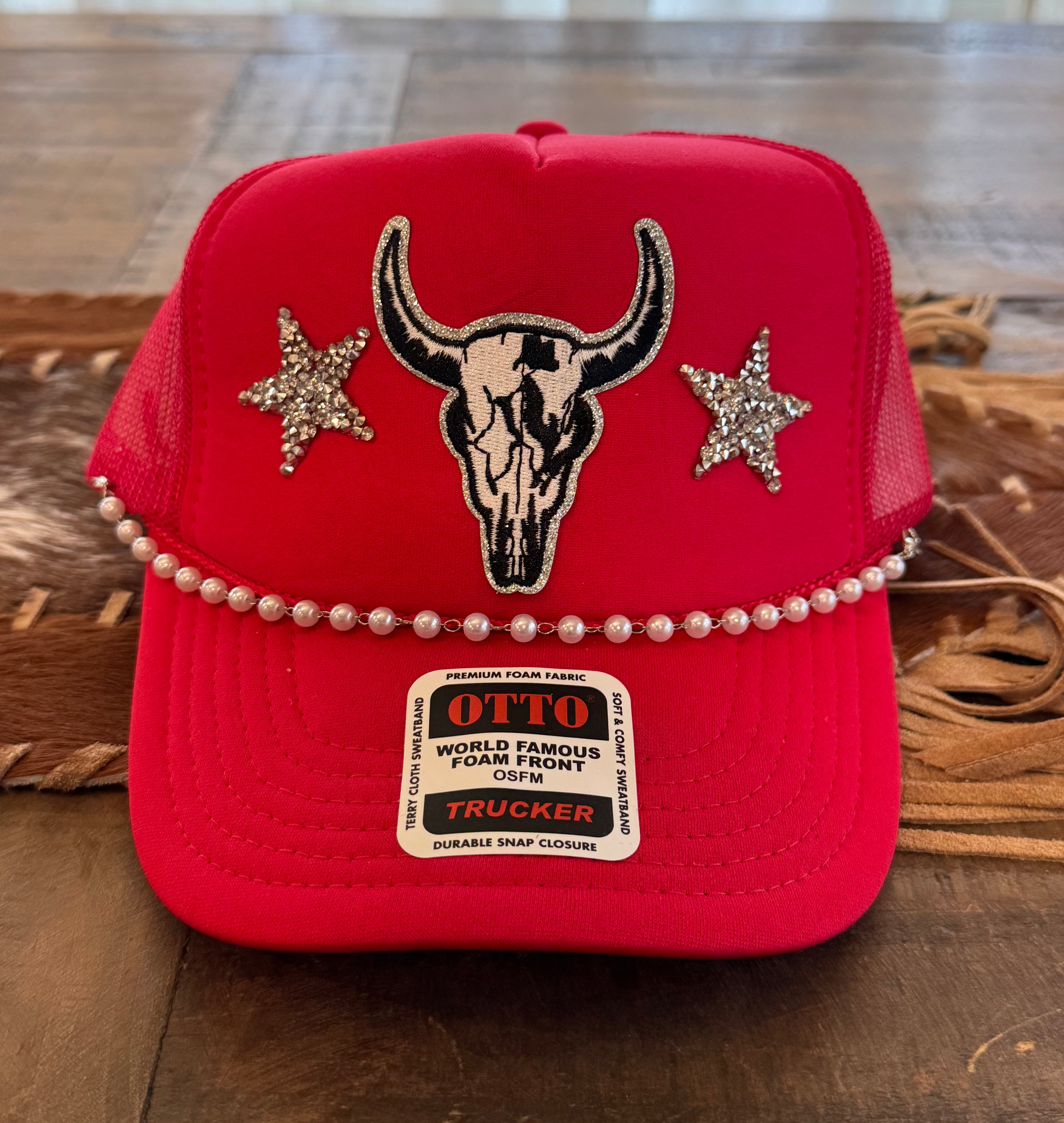 Longhorn w/ Stars Trucker Hat