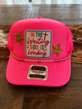 God is Working Trucker Hat