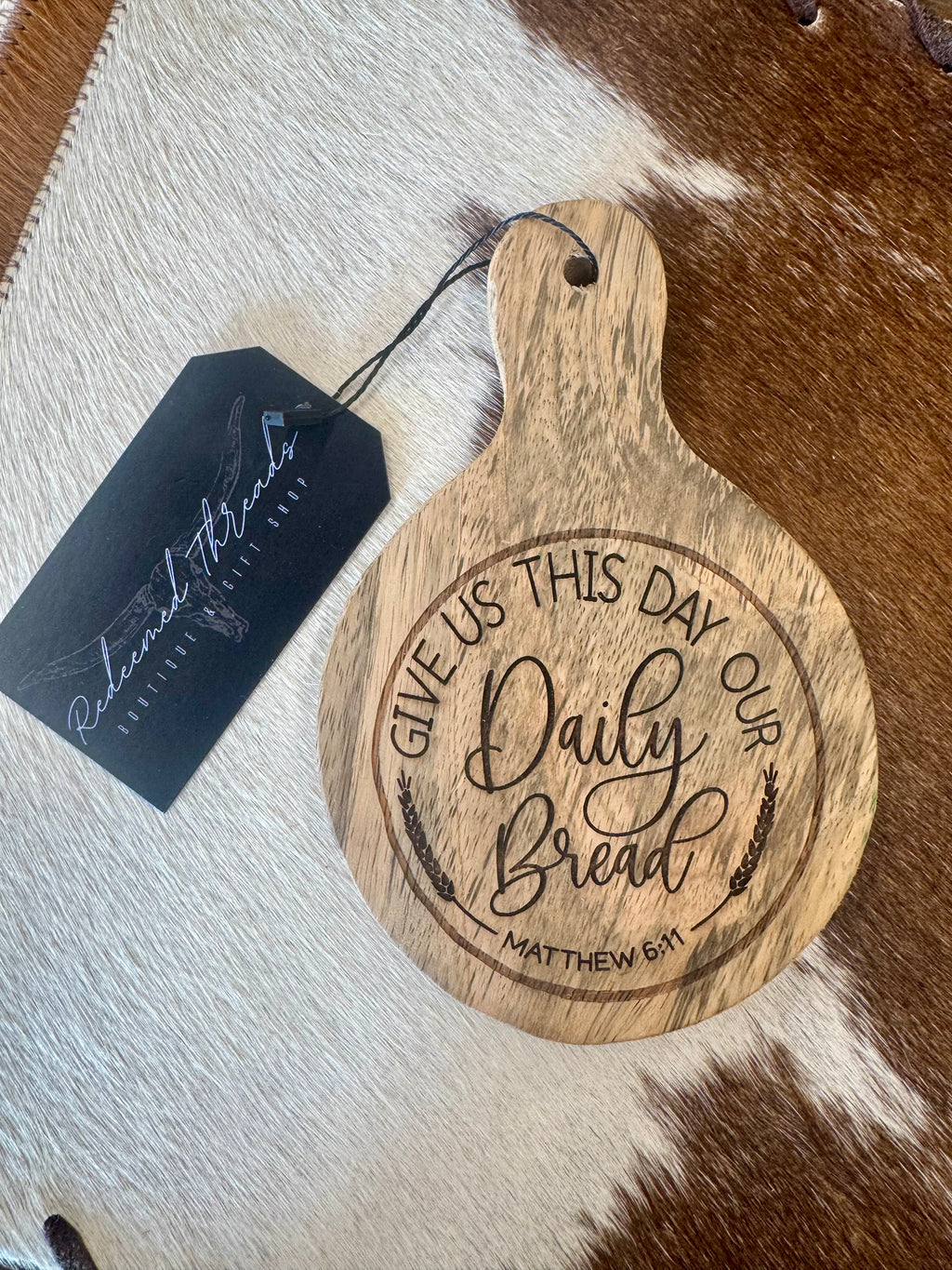 Matthew 6:11 Mini Cutting Board