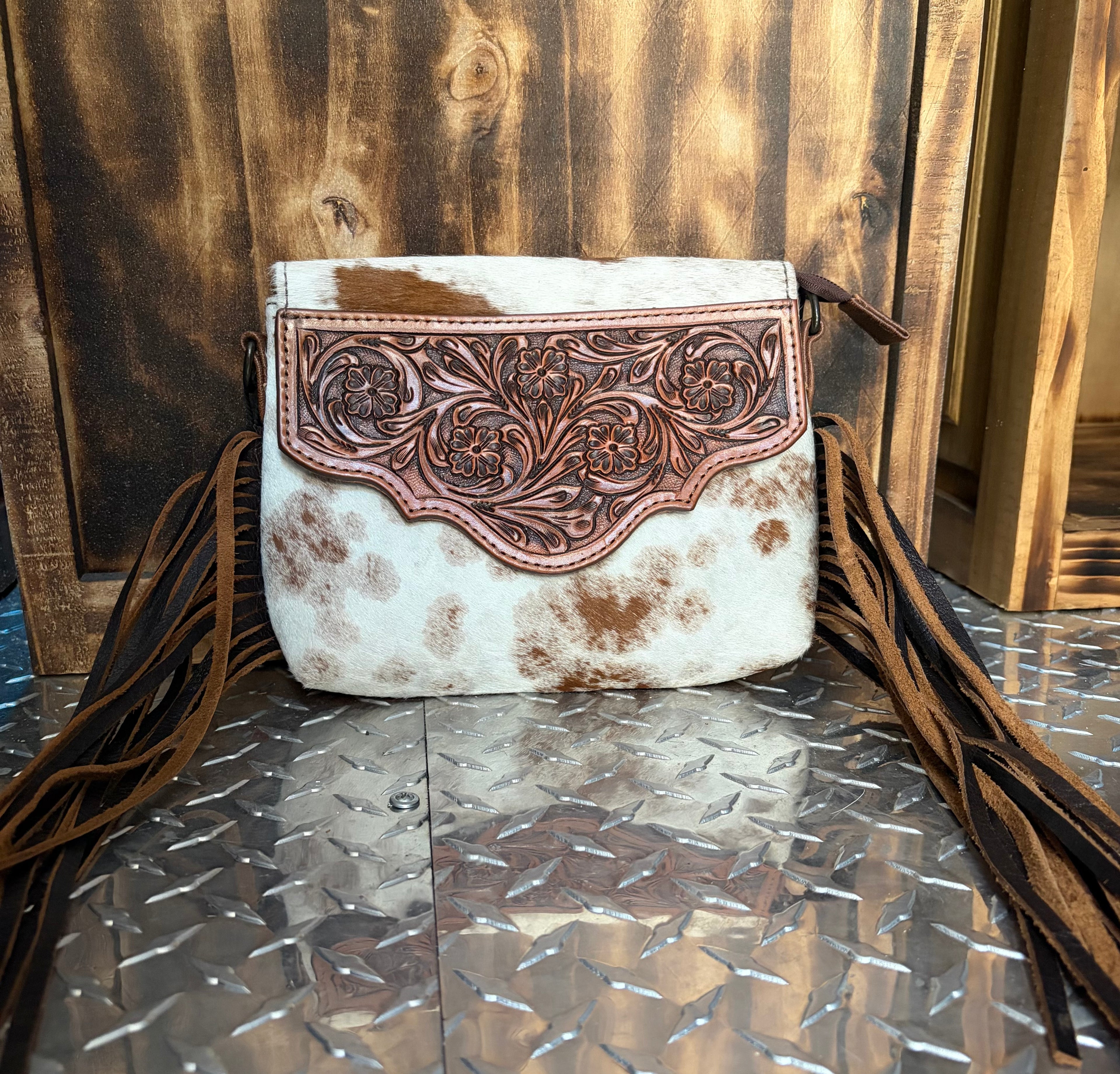 American Darling Cowhide Leather Crossbody Bag