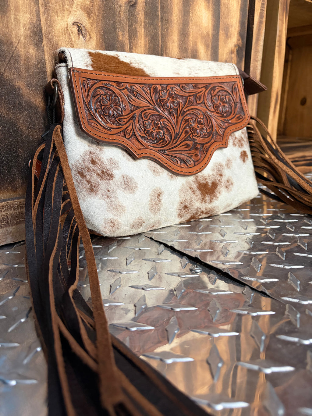 American Darling Cowhide Leather Crossbody Bag