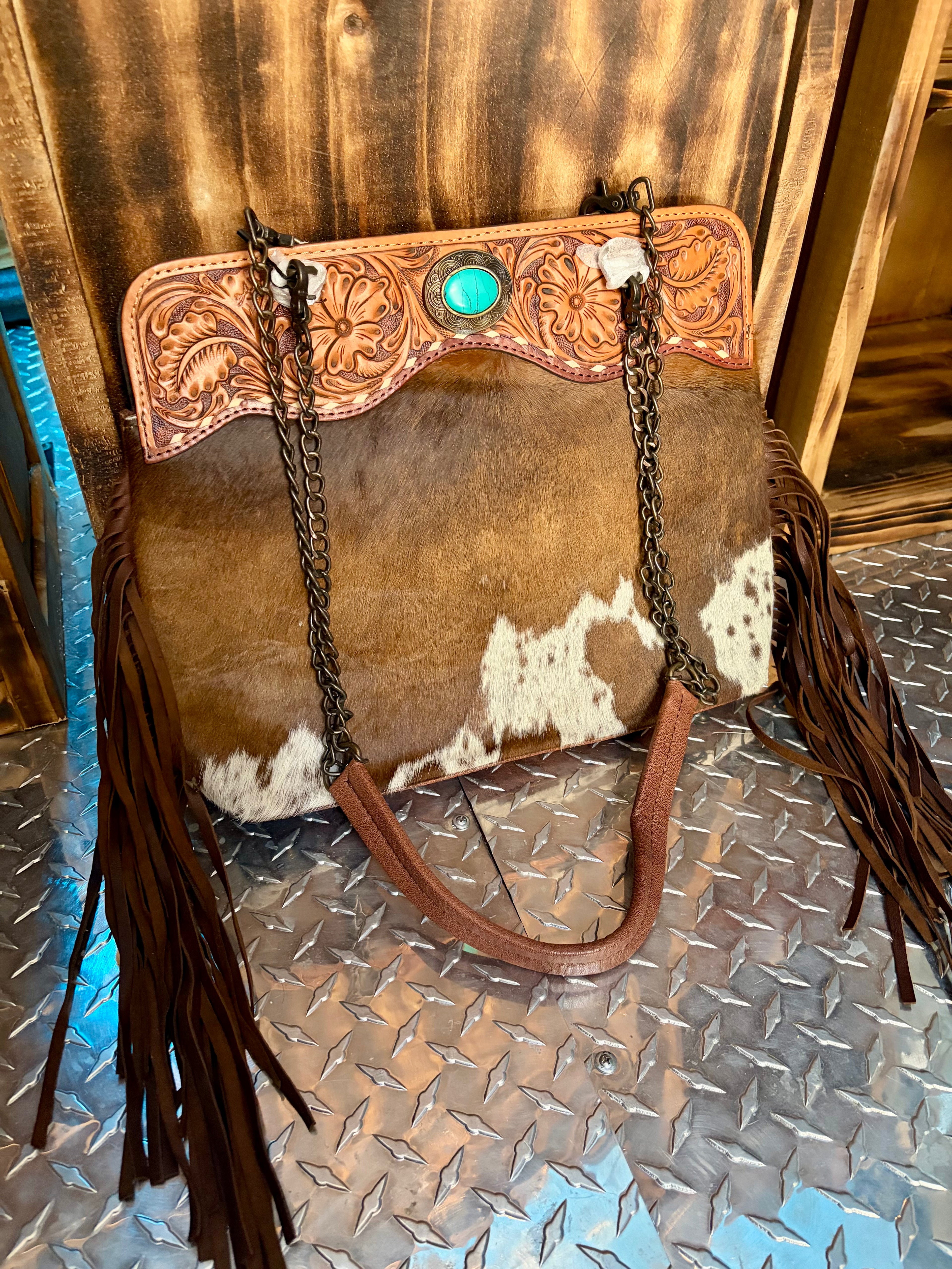American Darling Large Crossbody w/ Chain (Concealed Carry)