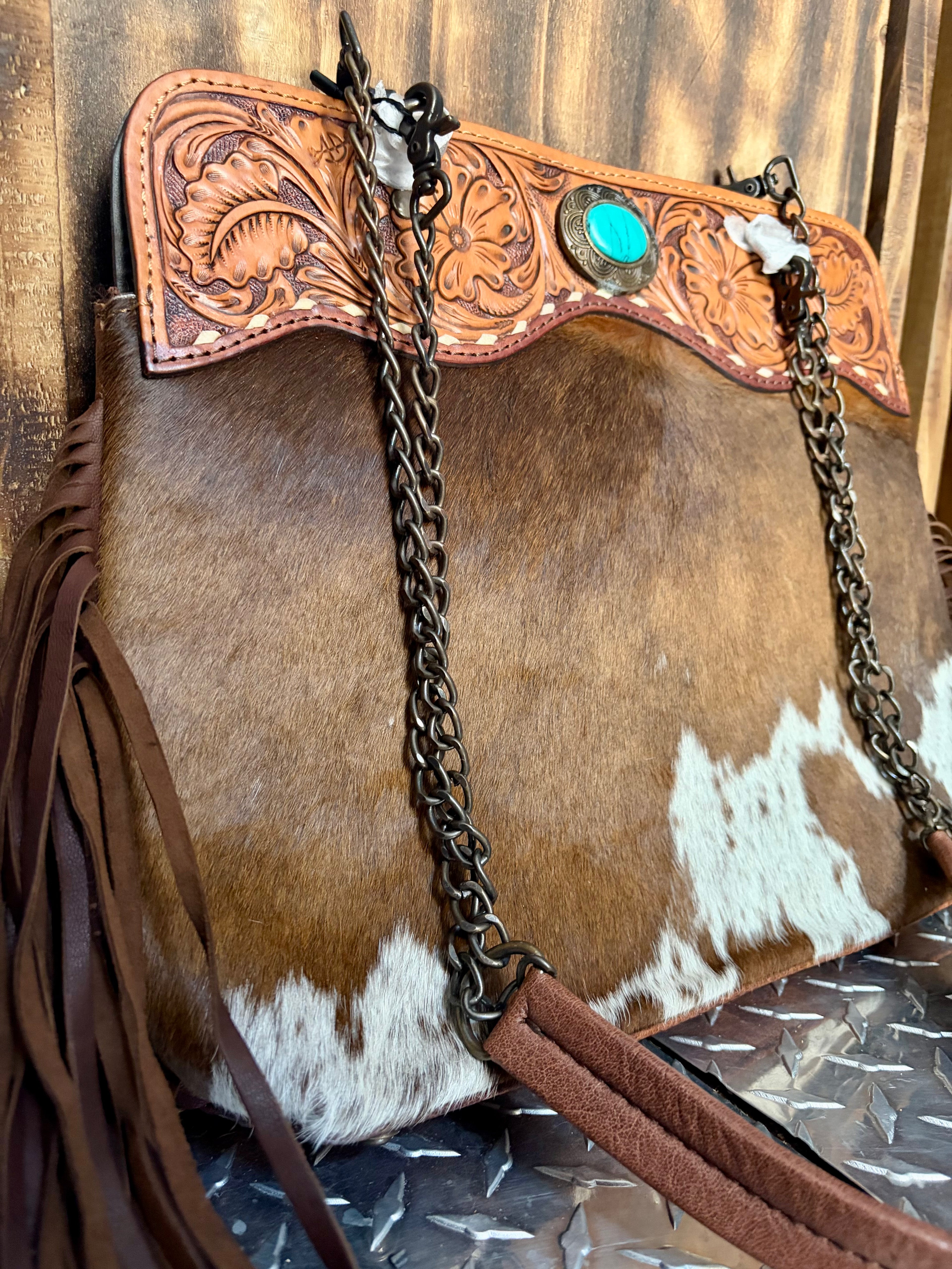 American Darling Large Crossbody w/ Chain (Concealed Carry)