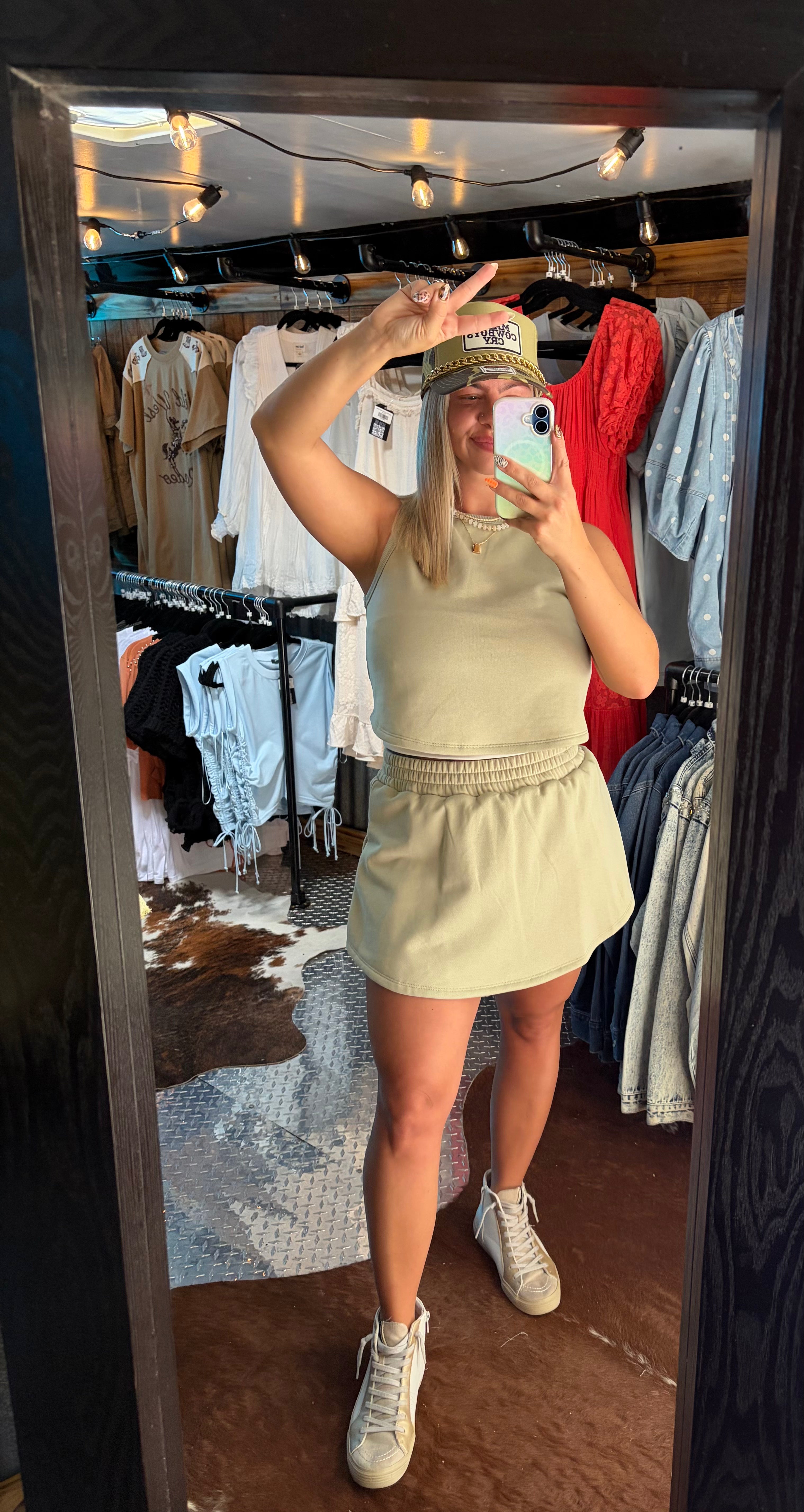 The Kenzie Tank & Skort Set