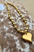 Chansutt Pearls Chunky Heart Necklace