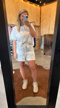 Maple Camo Top & Shorts Set