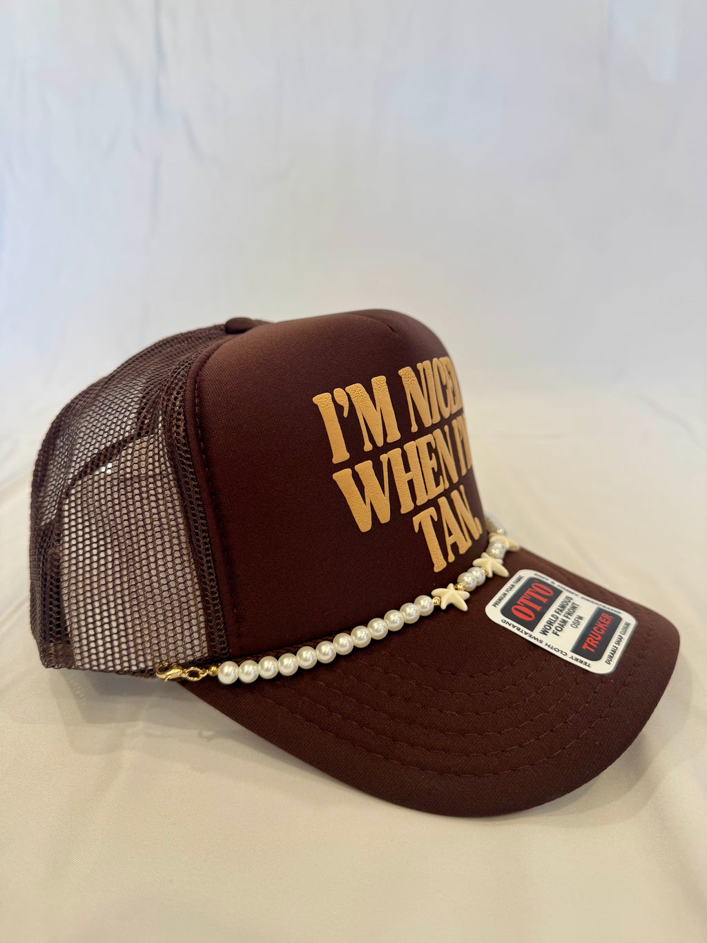 I'm Nicer When I'm Tan Trucker Hat