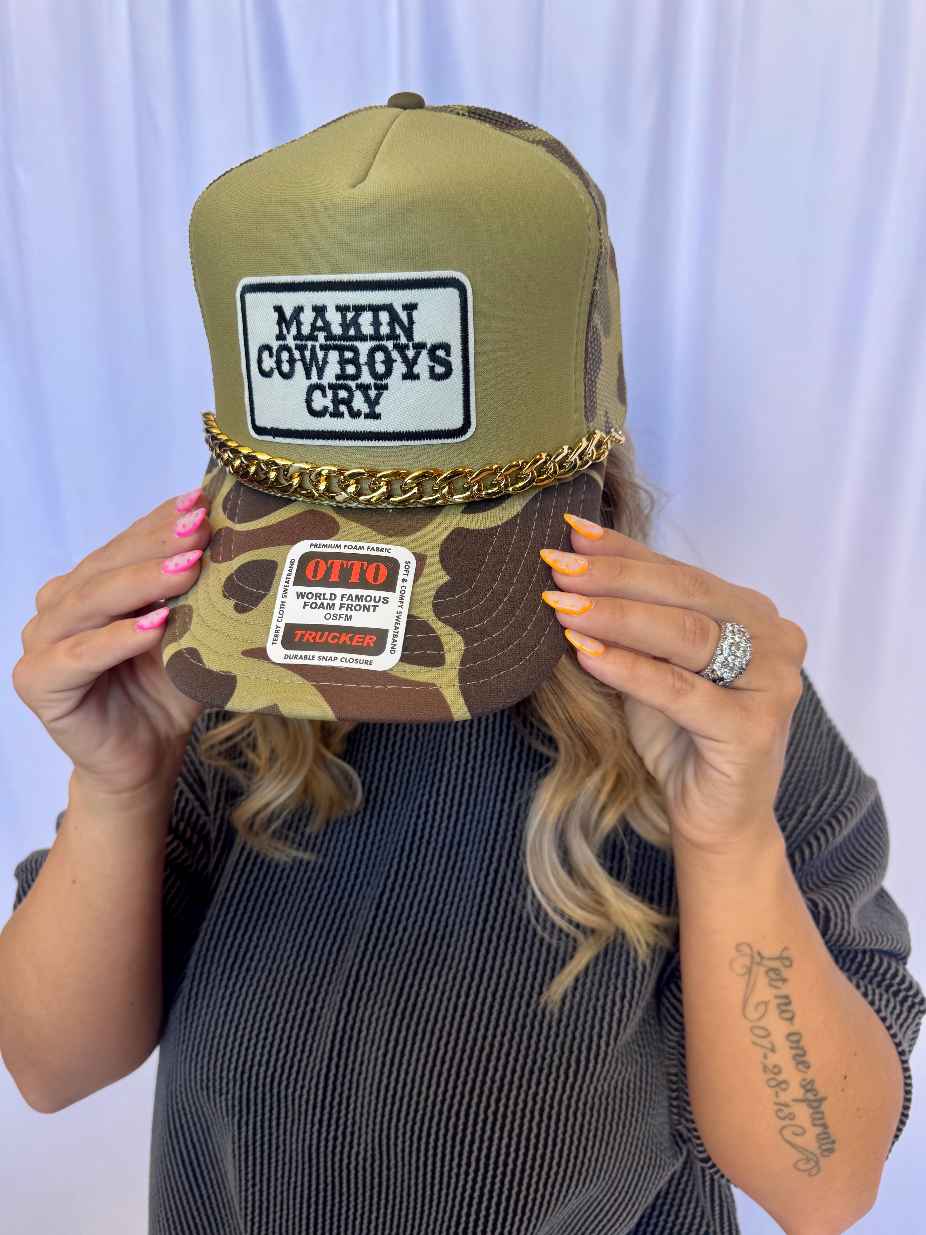 Makin' Cowboys Cry Trucker Hat