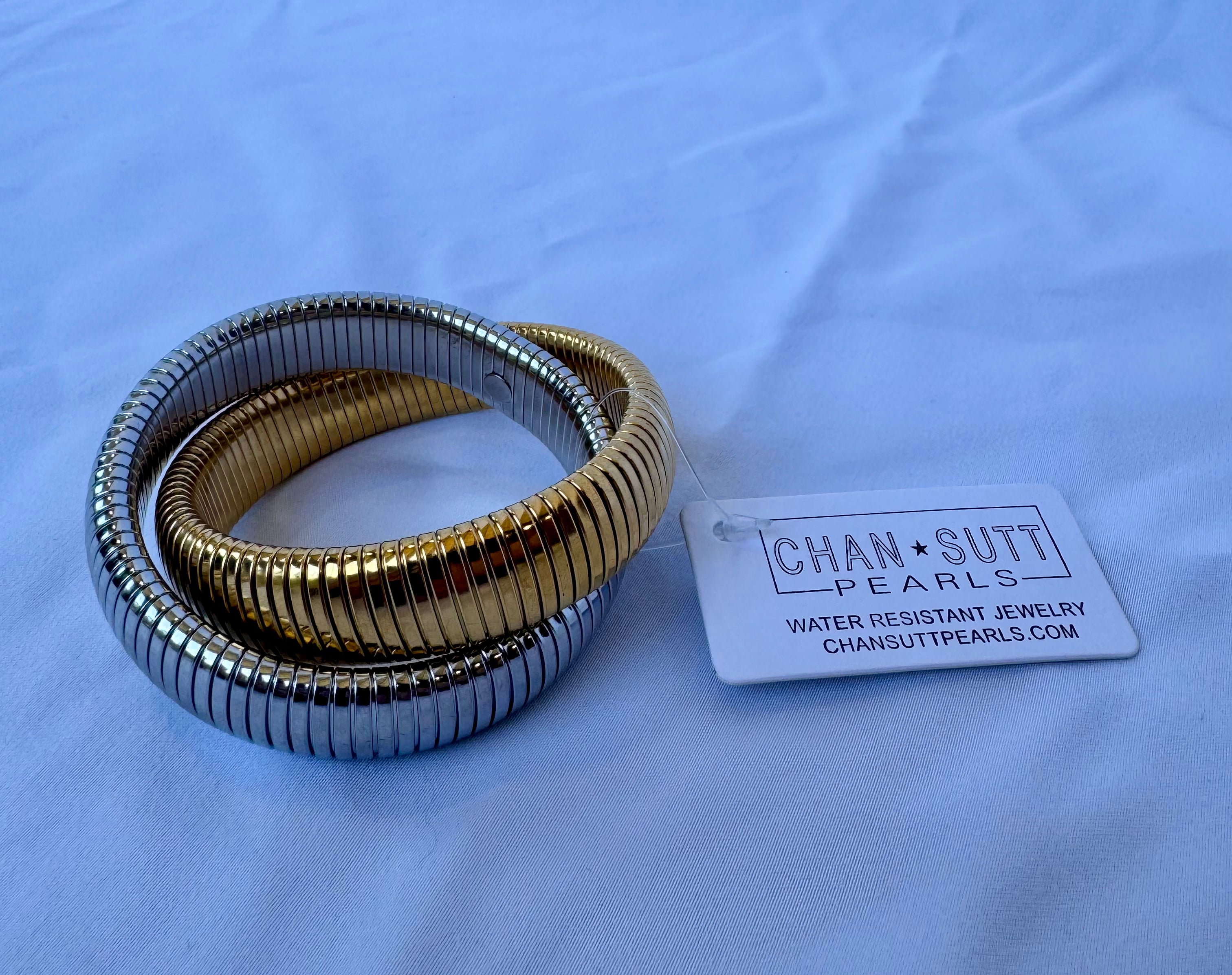 Chansutt Pearls Thin Twist Emma Bracelet