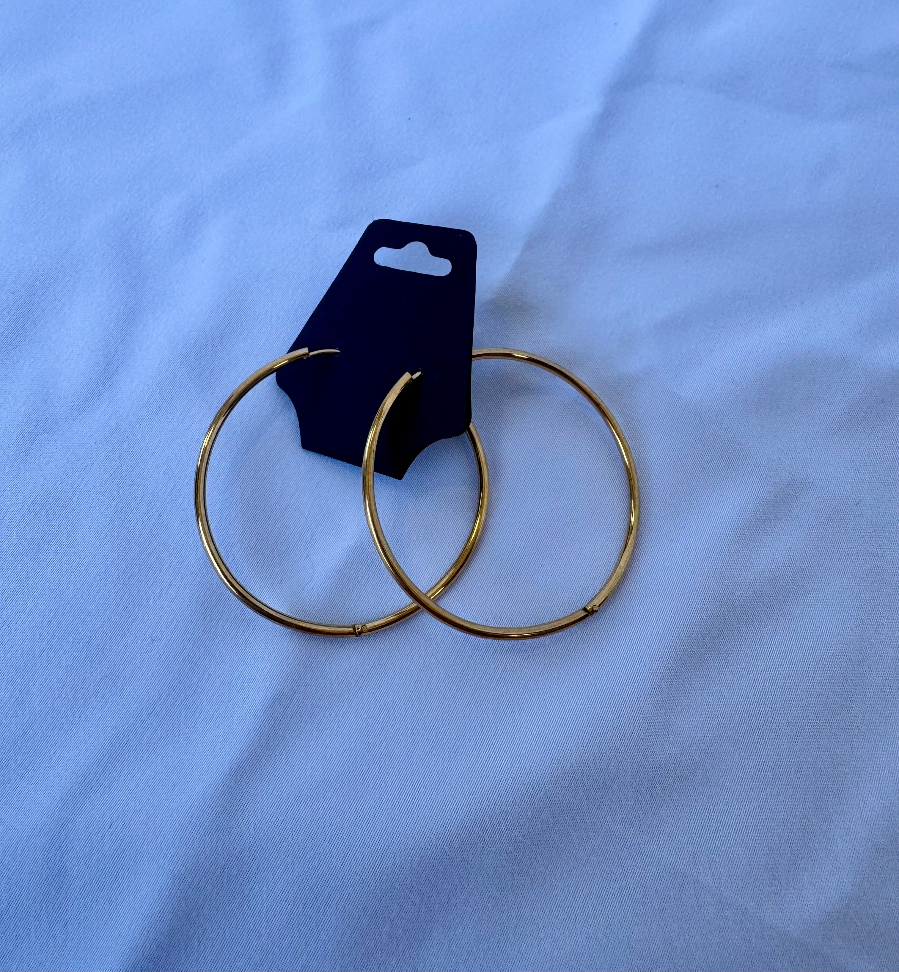 Large Gold Hoops