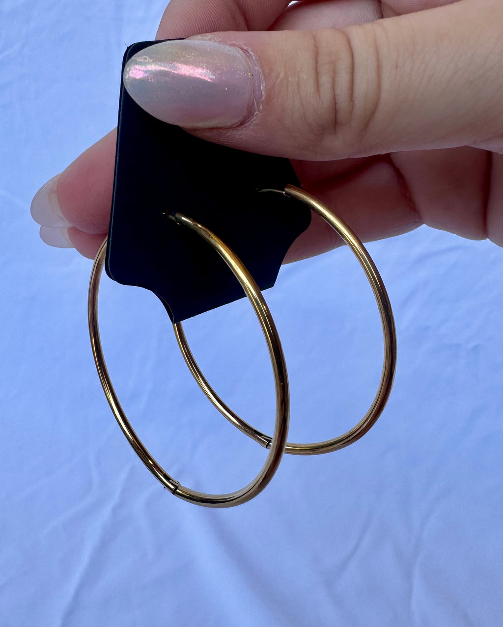 Large Gold Hoops