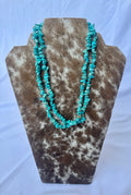 Turquoise Stone Layered Necklace