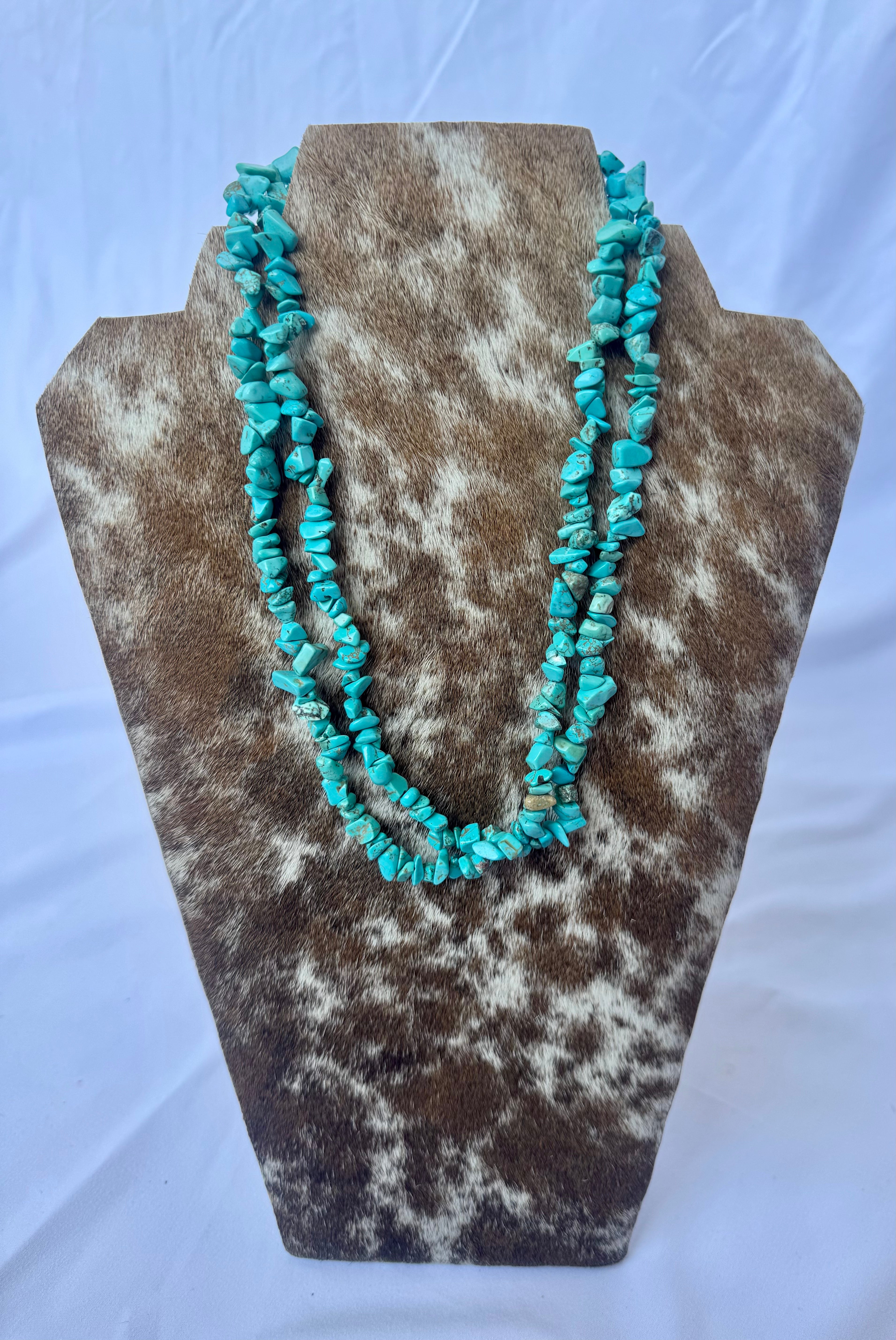 Turquoise Stone Layered Necklace