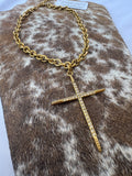 Chansutt Pearls Luxe Cross Necklace