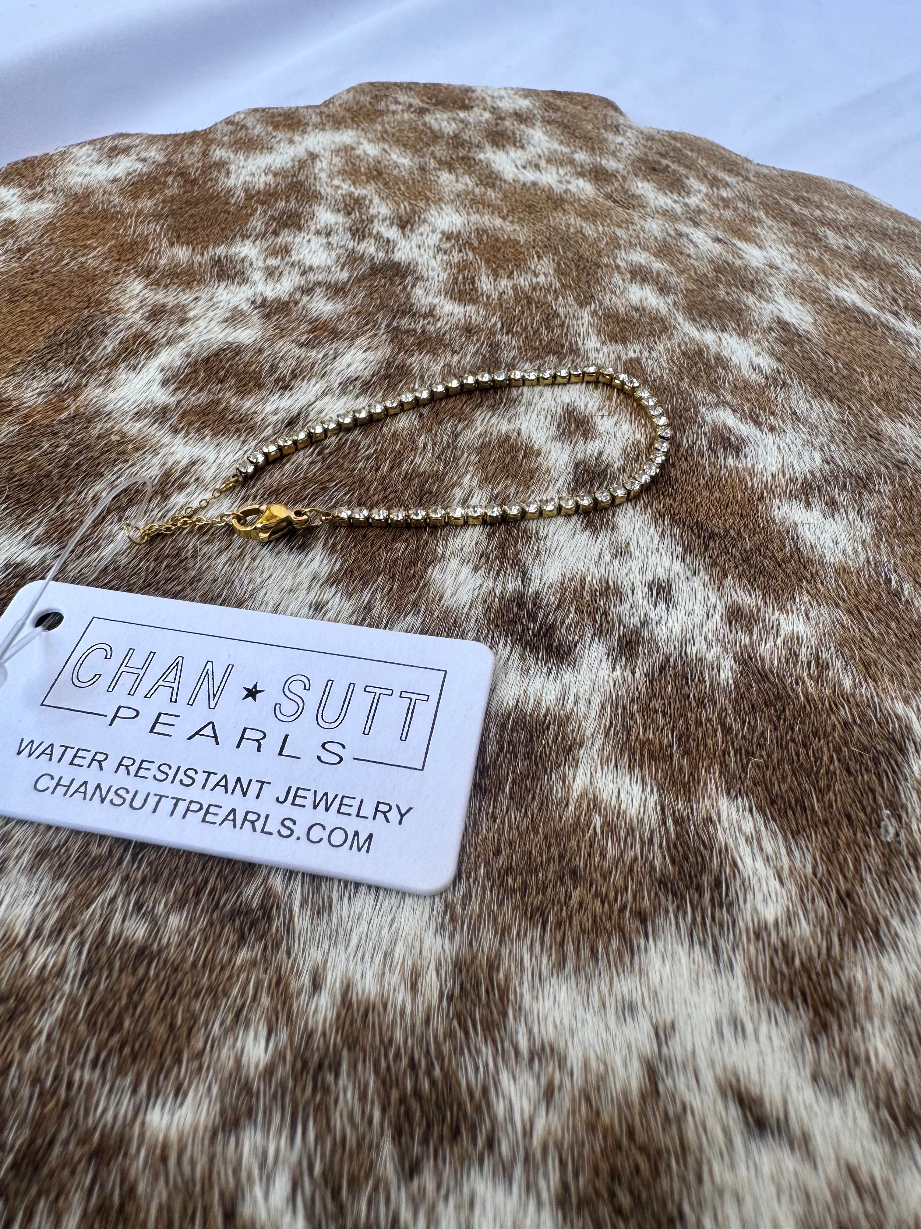 Chansutt Pearls Dainty Tennis Bracelet