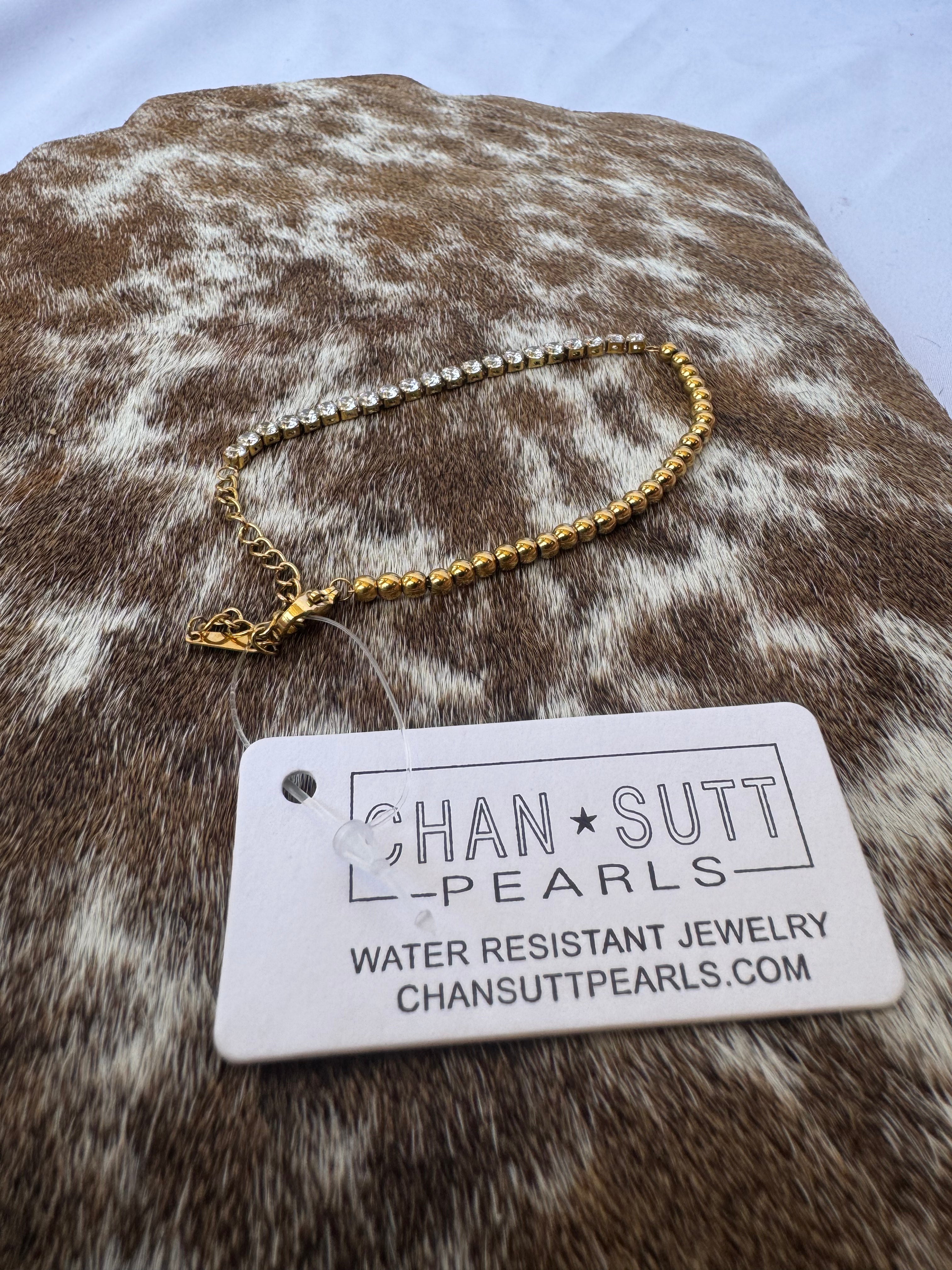 Chansutt Pearls Gem Bracelet