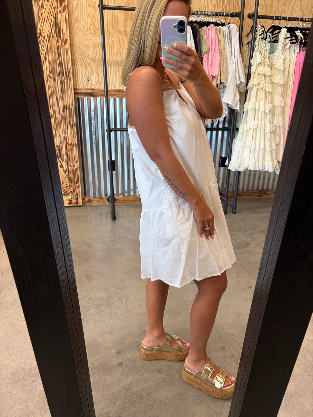 Contrast Cami Mini Dress