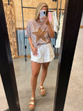 Leopard Studded Star Tee