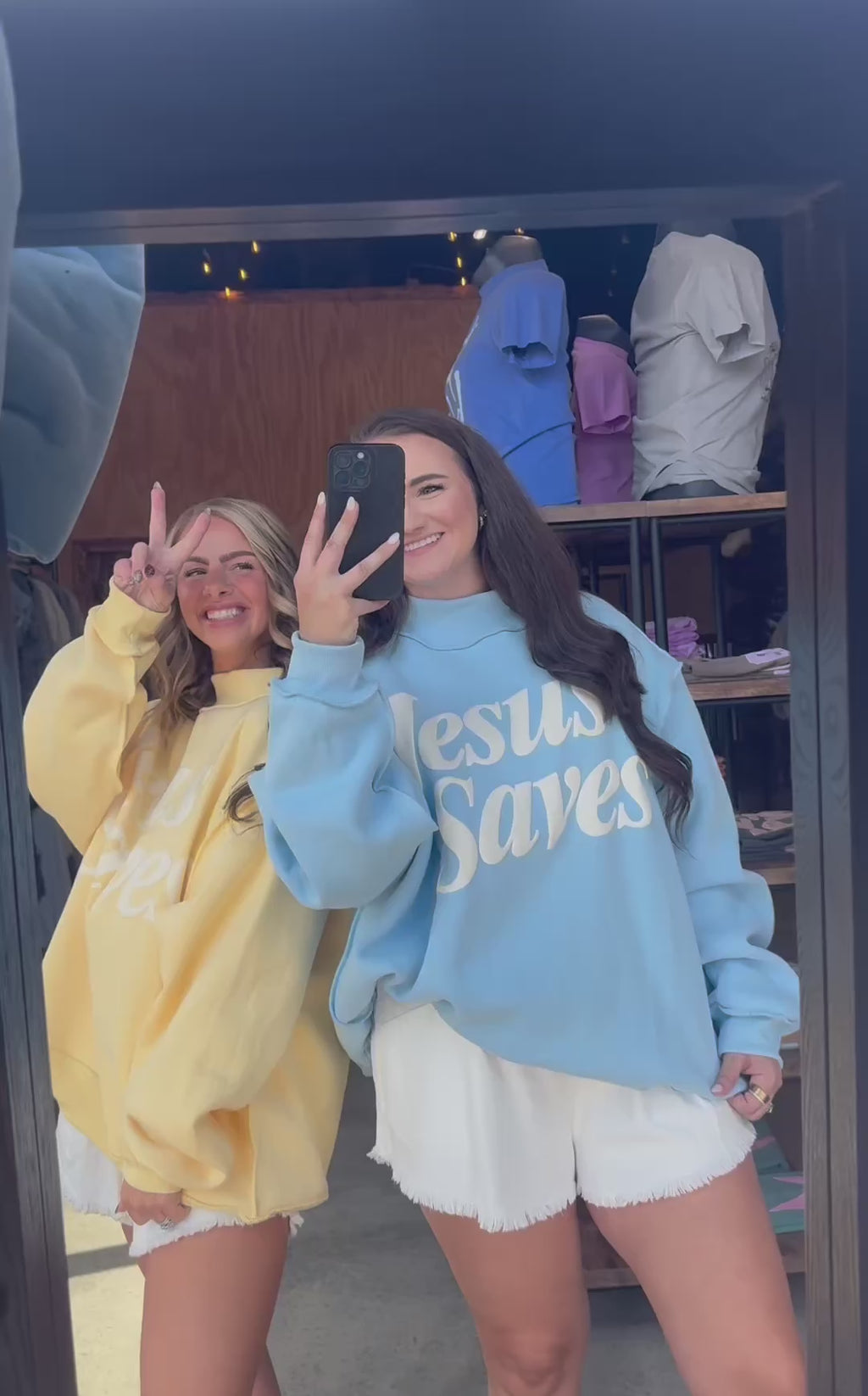 Jesus Saves Mockneck